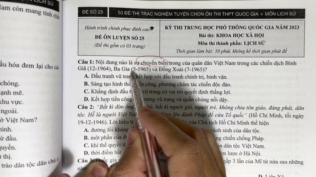 Cánh tải File đề sử ôn thi THPT Quốc Gia 2023