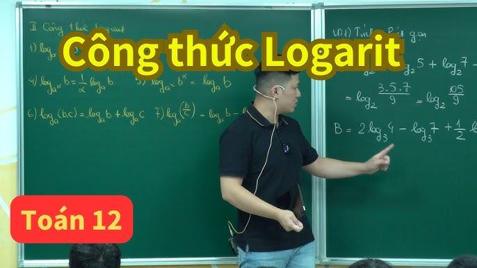 Cấu trúc của log công thức lớp 12 như thế nào?